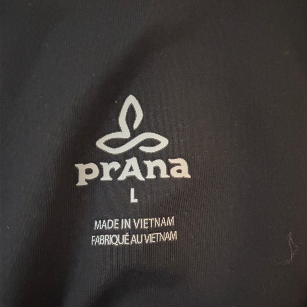 Prana Grey/Black Racerback Tank - Sleek Performance Top - Picture 2 of 5